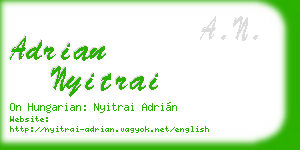 adrian nyitrai business card
