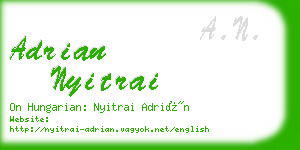 adrian nyitrai business card